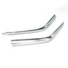 For Toyota Alphard 30 2018   Sport ABS Chrome Front  Bumper Corner Protection Strip Cover Trim Decorative  Accessories