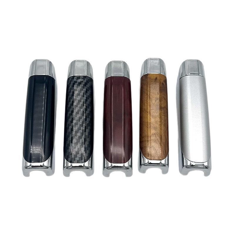 Carbon Fiber Peach Wood Handbrake Cover: Decorative Sleeve & Protector for Car Modifications