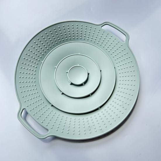Silicone Spill-proof Stopper Lid Heat Resistant Anti-splash Lid Kitchen Gas Cooktop Protect Utensil Boil Guard Reusable Pot Cover