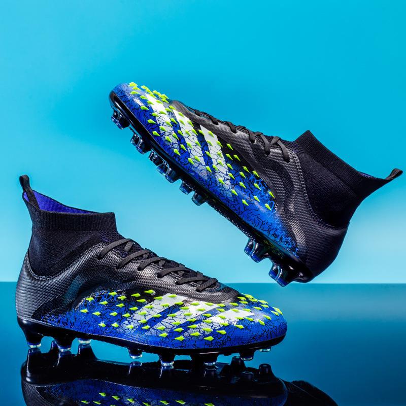 Shoes Women's Football Shoes Broken Nails Shoes Football Shoes Long Nails Foreign Trade 14 Training High Help Students Men's Large Size