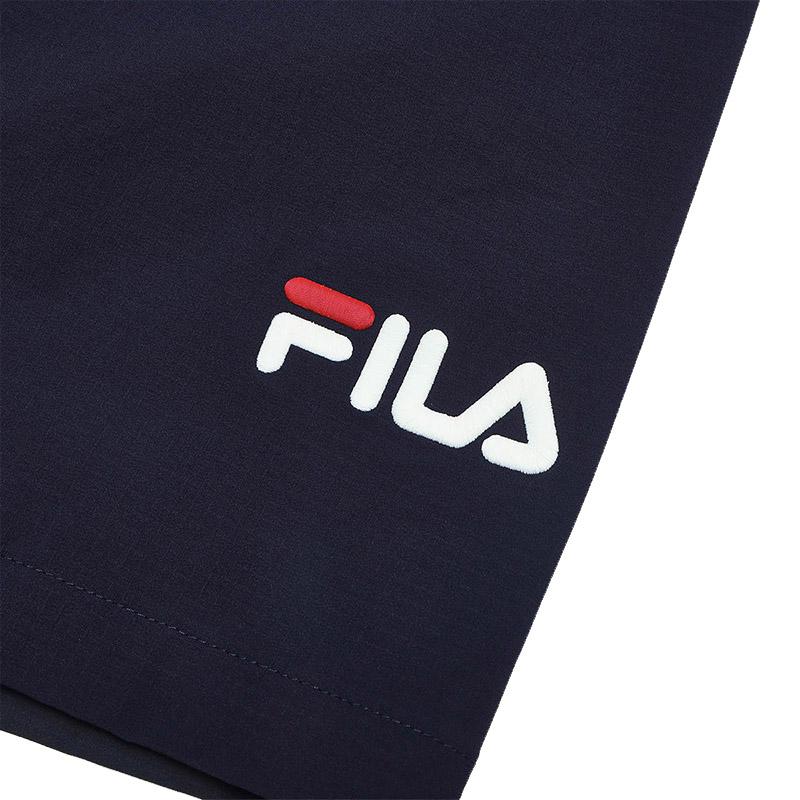 Fila Summer Trend Multi-Pocket Striped Woven Casual Shorts Men Shorts Secret-Mirror-Blue F11M439805FDB