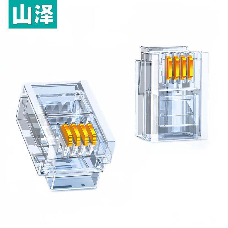 

Shan Ze 6P4C RJ11 Telephone Modular Plugs