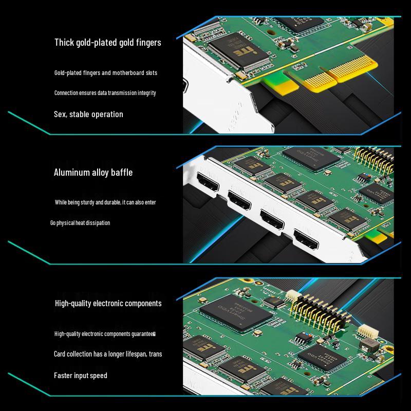 TCHD TC-410N4 HDMI 4K PCIe Video Capture Card