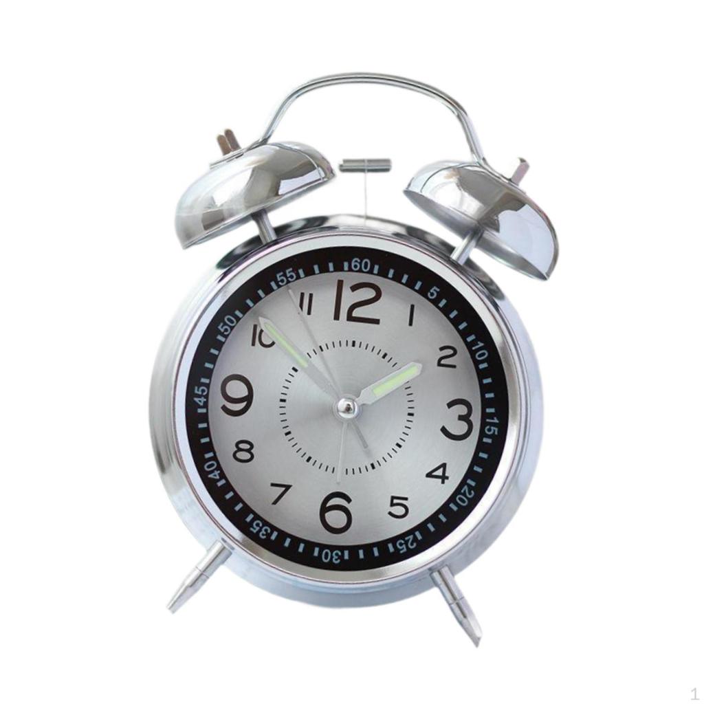 Classic Analog Alarm Clock with Silent Mechanism for Home Use And Gift Giving