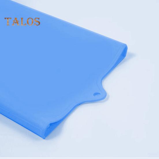 1 Pair Cleaning Gloves Anti-Scalding Reusable Silicone Dishwashing Gloves with Fine Bristles for Home
