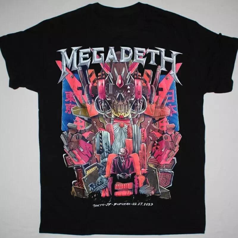 Megadeth Budokan Japan Tour Метал-группа Репринт Унисекс Футболка S-4XL XL