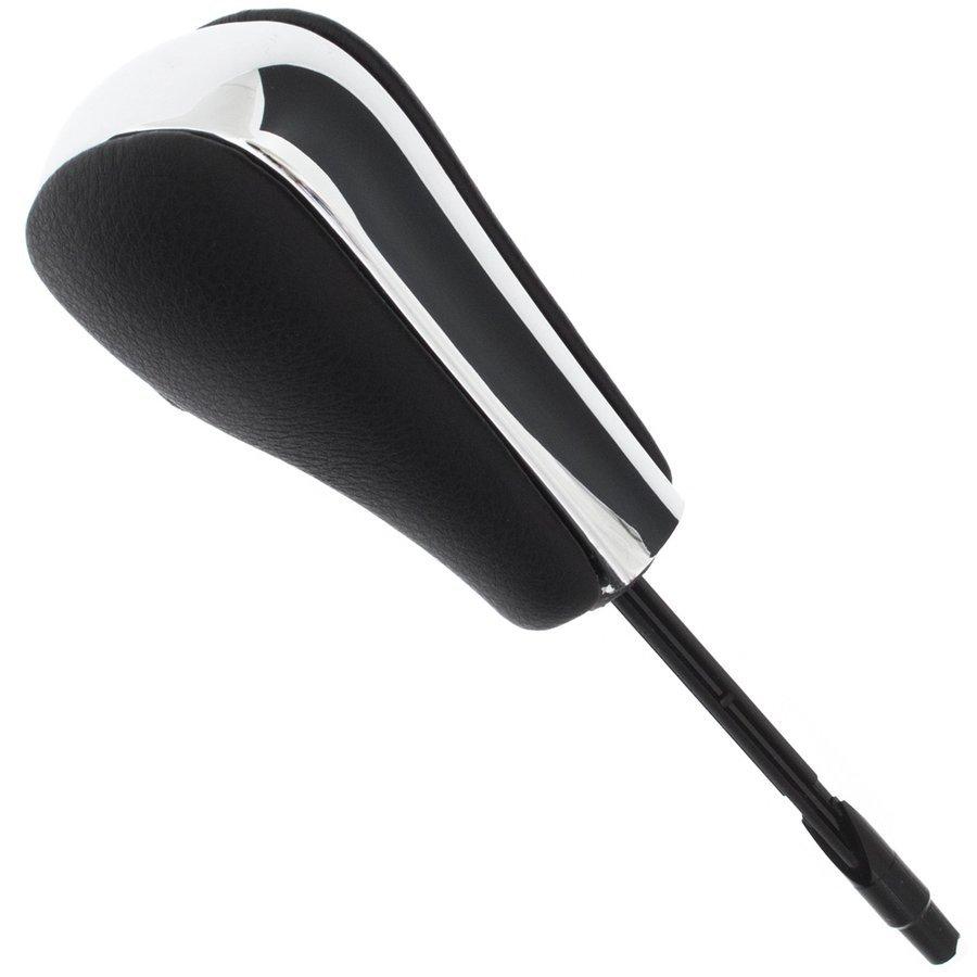 Pomello leva cambio automatico BMW Serie 3 E36 E46 NERO + CROMO - SELETTORE LUNGO