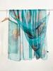 Summer new soft yarn silk scarf large size printed beach scarf rose travel vacation sunscreen scarf spot