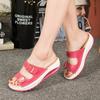 Fashion 2025 Summer Women Wedge Sandals Premium Orthopedic Open Toe Sandals Vintage Anti-slip Leather Casual Female Platform Retro Shoes