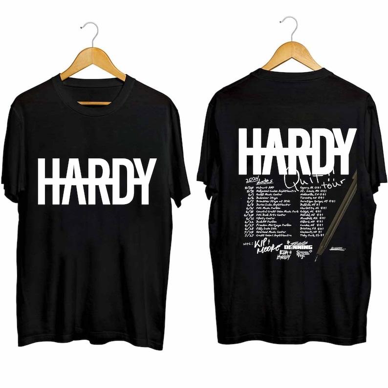 

300GSM Heavy Cotton T-Shirt HARDY Quit!! Tour Shirt Hardy Fan Shirt Hardy Concert Shirt Quit!! Tour Shirt Country Music Tour Shirt
