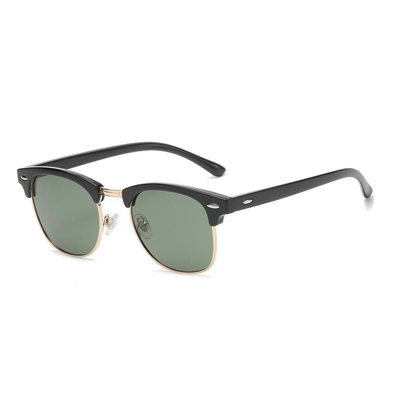 Trendy Women's Retro Round Frame Anti-UV Sunglasses
