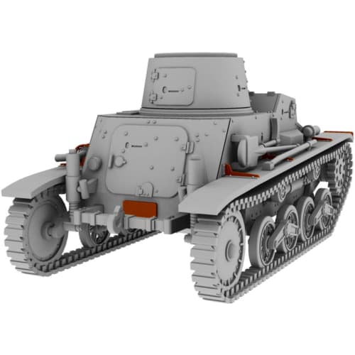 IBG 1/72 Japanese Army Type 94 Light Armored Car (Late Model) Plastic Model Kit PB72044