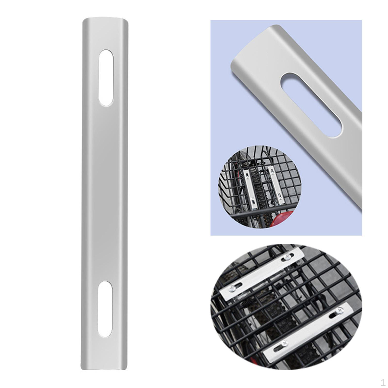 Bike Basket Mounting Bracket Baskets Holder Practical Accessory Metal Plate