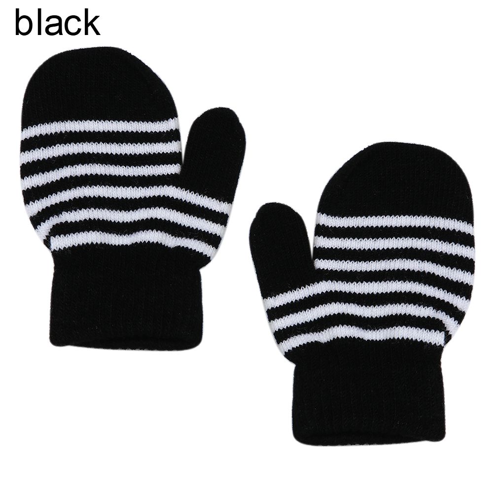 Children Soft Thicken Knitted Mittens Full Finger Gloves Children's Gloves Kids Gloves