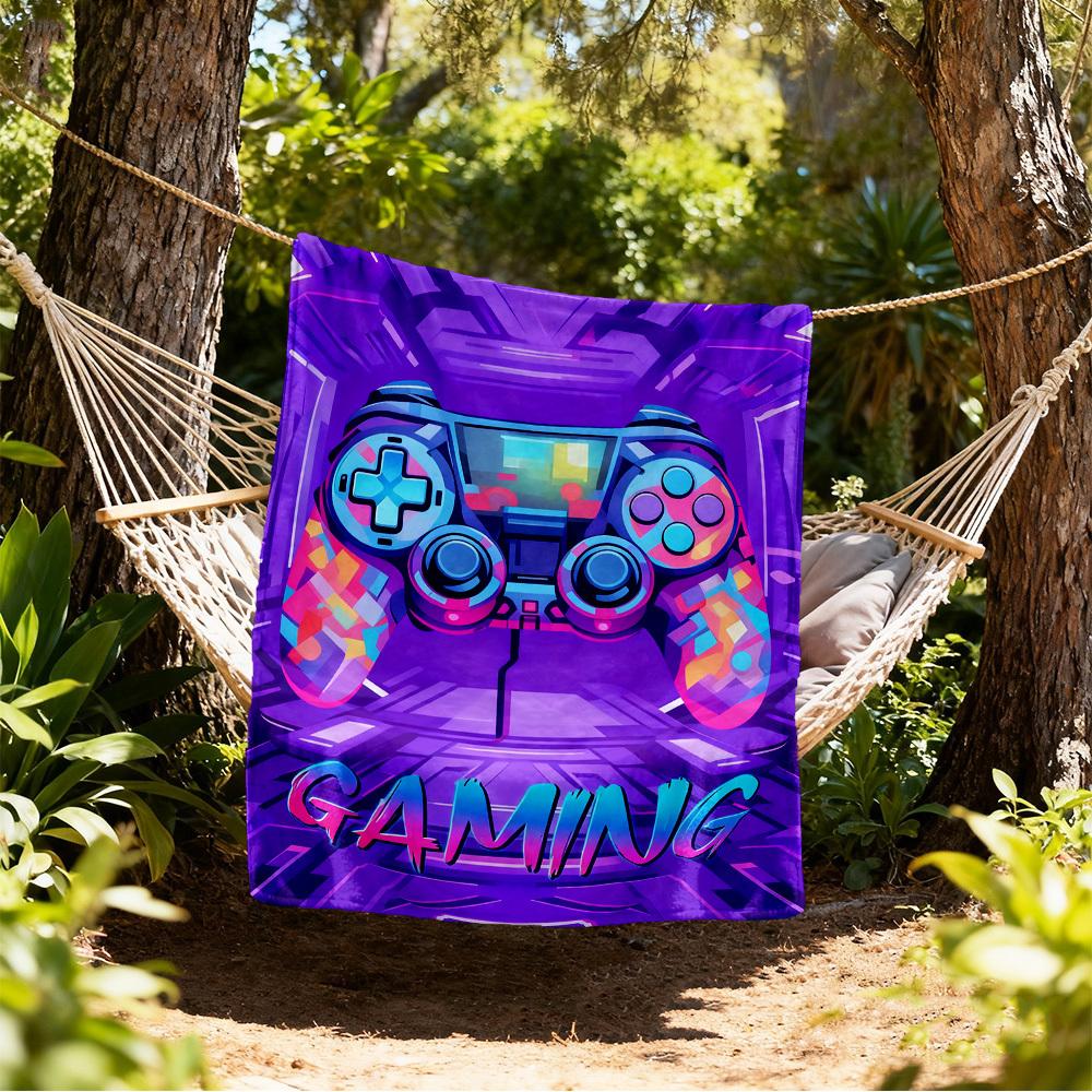 

Gamer Controller Outdoor Flannel Blankets, Outdoor travel, Home Blankets, Fan Gifts,Suitable for All Seasons, Christmas Gifts. R1127193 80x120cm