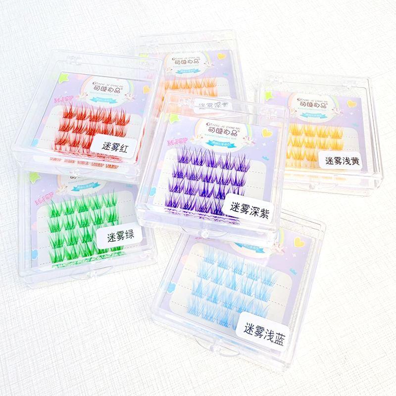 Aimo - Wispy Volume Colored Cluster False Eyelashes