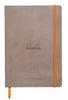 Rhodia Rhodiarama Goal 240 Dotted with Pen Italian Leatherette Ivory PEFC CF117744 Book, A5, Pages, Grid, Holder, Cover, Paper, 90g/m², Certified,