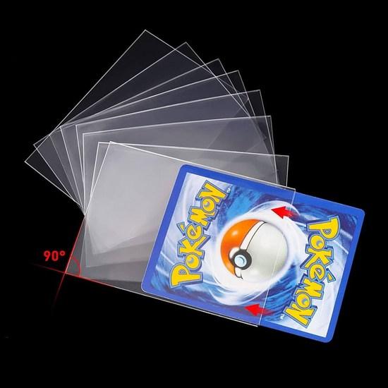 Incard Pokemon Sports Card Pocamore Protector Transparent Card Sleeve 66x91mm 200 Sheets, Popular Korean Game