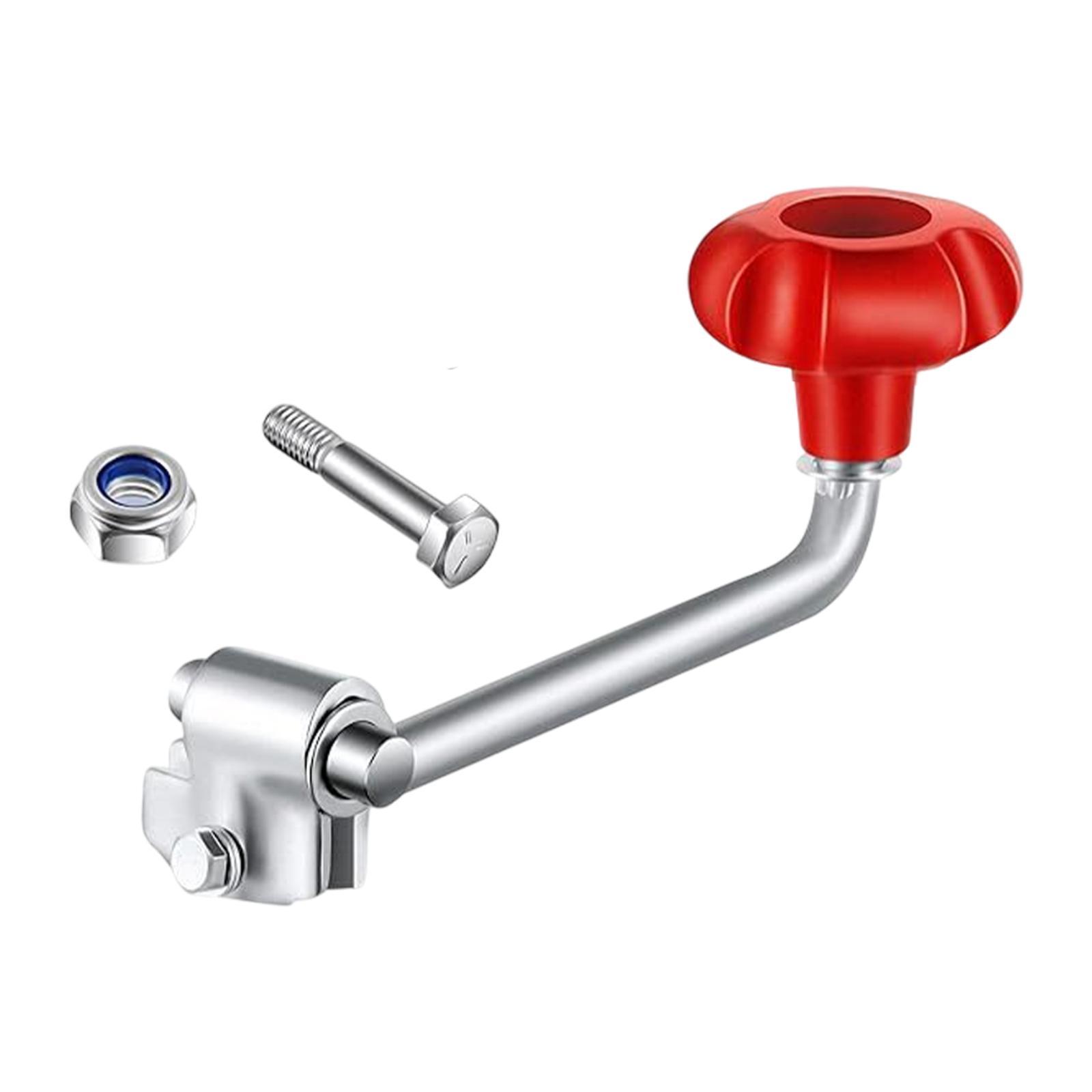 

Jack Top Wind Handle Replacement Mount Hardware Equipment Garage Trailer Jack Crank Handle for Campers Roadside Assistance RV