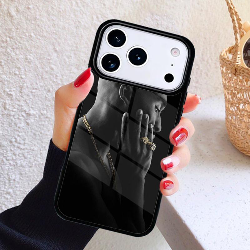 Tupac 2pac soft Phone Case For iPhone 17 Air 16 15 14 13 12 11 Pro Max Plus