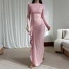 Fashion Y2K Hot Girl Style Short-sleeved Long Dress Dress for Women 2025 Autumn and Winter Casual Sexy Dress
