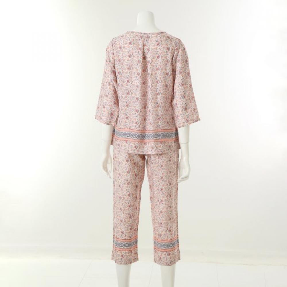 Wacoal Rayon Border PaiSley Print Women S Loungewear Set wpa380wS Wpa380wp