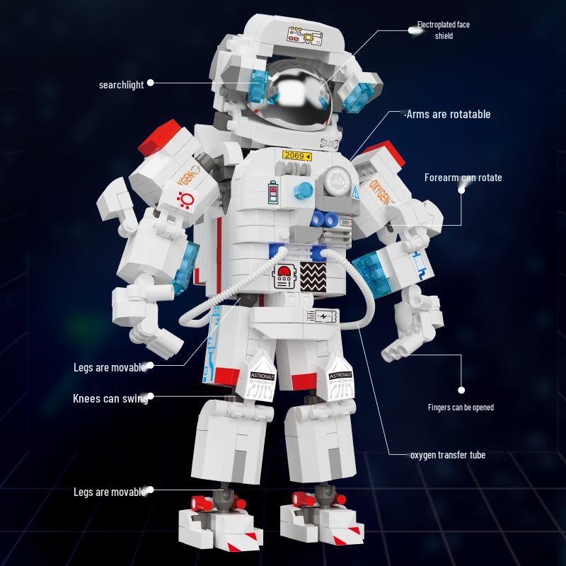 Yigao M3233 Astronaut Building Block Puzzle & Desktop Ornament