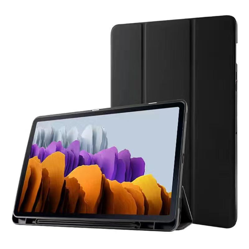 Pouzdro pro Samsung Galaxy Tab S11 Ultra 14,6 palce 2025 Samsung Tab S8/S9/S10 Ultra TPU Trojitě skládací stojánek s přihrádkou na pero Kryt pro tablety