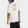 Adidas Originals X Pride RM Graphic American Retro Logo Print Loose Fit Short Sleeve T-Shirt Men Tops Han-Jade-White IU0055