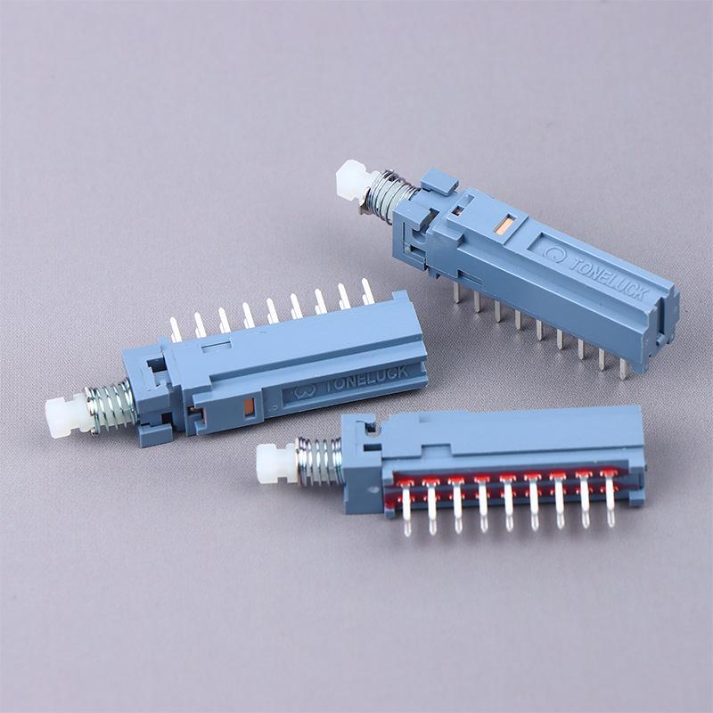 New Sale 1/3Pcs MPNS6A MPN-S6-A Self-locking 6-knife 18-pin Keyboard Switch 6-way Power Switch With Lock