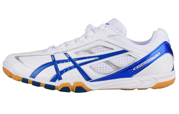 ASICS Attack Excounter 327 White Electric Blue 1073A060-101 36