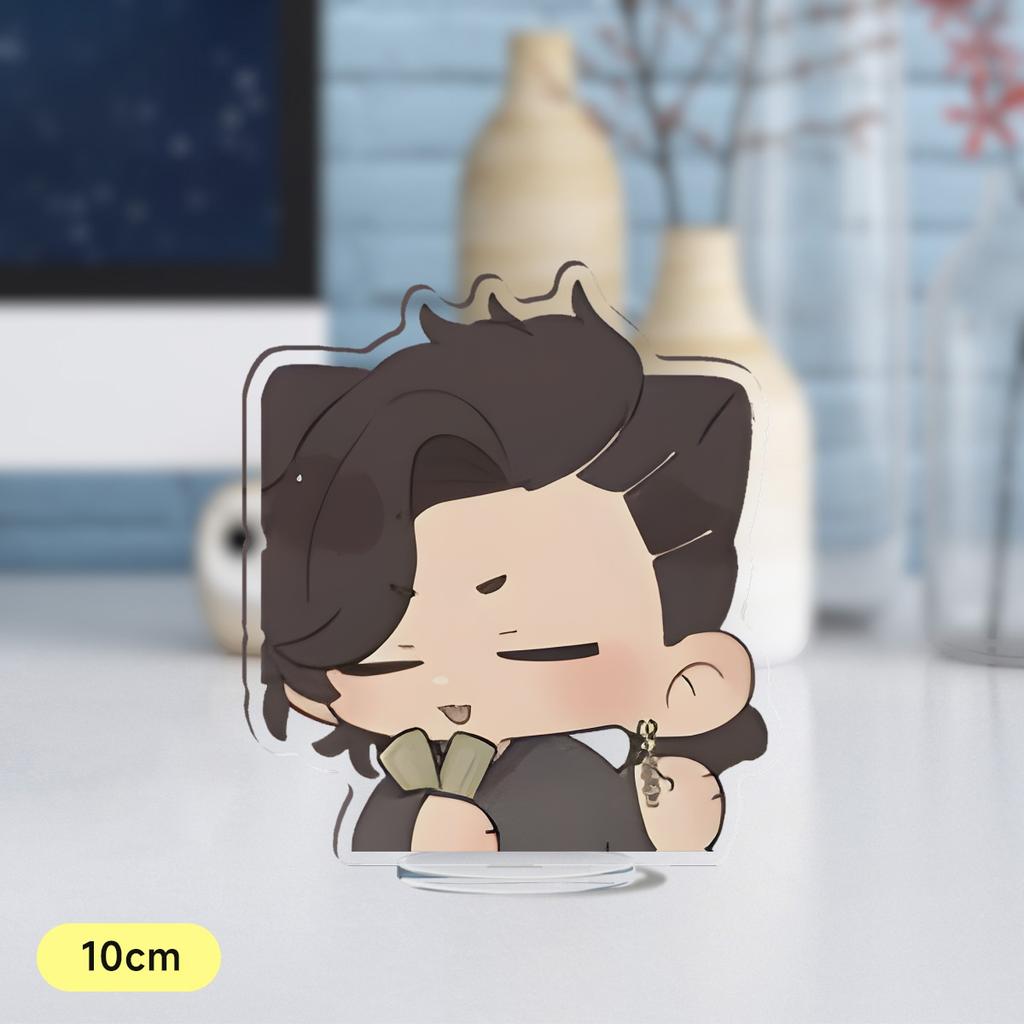 Hot Korean Cartoon BL Manga Anime Roses and Champagne Acrylic Stand Figure Standing Desktop Display Fans Collection Jewelry Gift