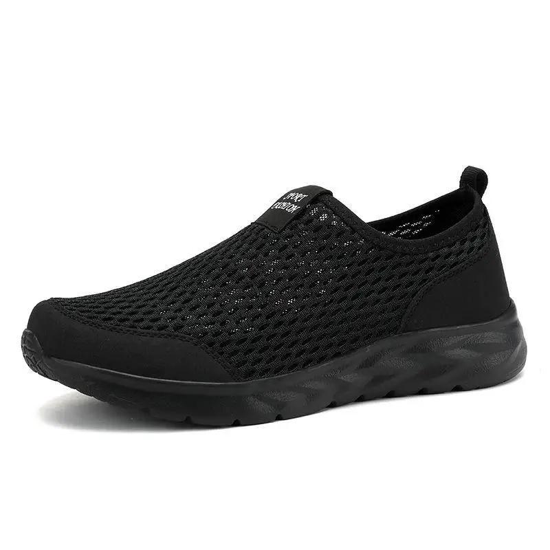 

Men s Sneakers Women Breathable Mesh Casual Shoes Outdoor N-Slip Big Size Loafers Walking Lightweight Male Tennis Shoes 48