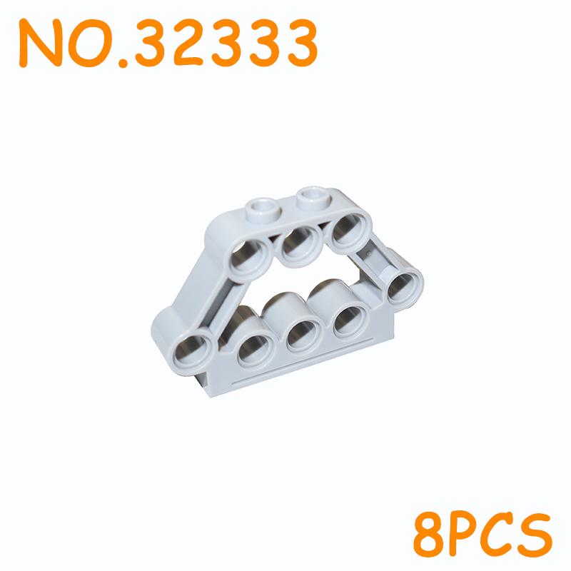 Technical Part MOC Driving Ring Axle Pin Bushing Shaft Bolt Hole Connector Angled Peg Cross Building Blocks Bricks Gift for Kids