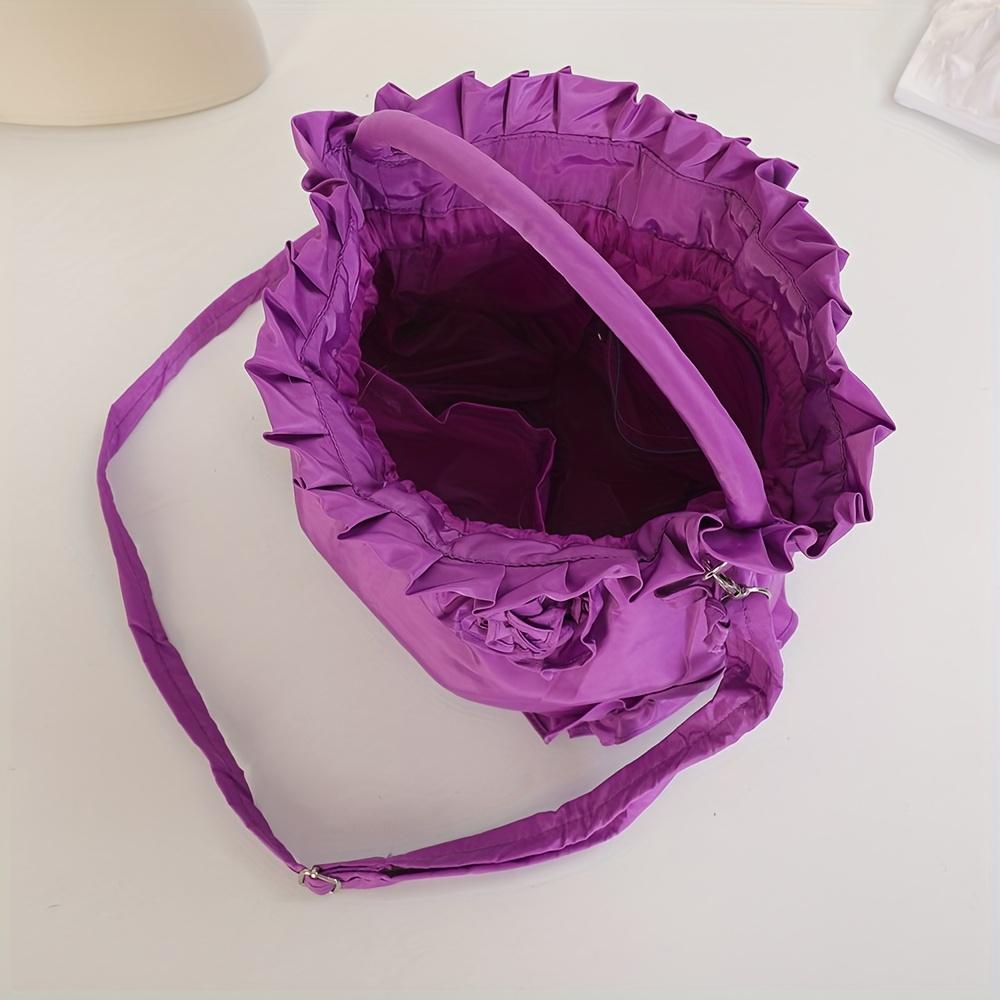 Women'S Casual Ethnic Style Handbag Drawstring Closure Handbag, Versatile Everyday Handbag for Women, Stylish & Functional Design Crossbody Bag