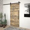 Vidaxl System Do Mocowania Drzwi Przesuwnych, 183 Cm, Stal, Czarny