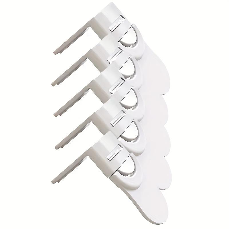 5pcs Baby Safety Drawer Lock Safety Protection Anti-Pinch Portable Cabinet Drawer Storage Cabinet Baby Safety Additions Child Buckle Refrigerator Lock 5pcs белый