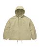 Covernat C Logo Heavy Oxford Hooded Jacket Beige