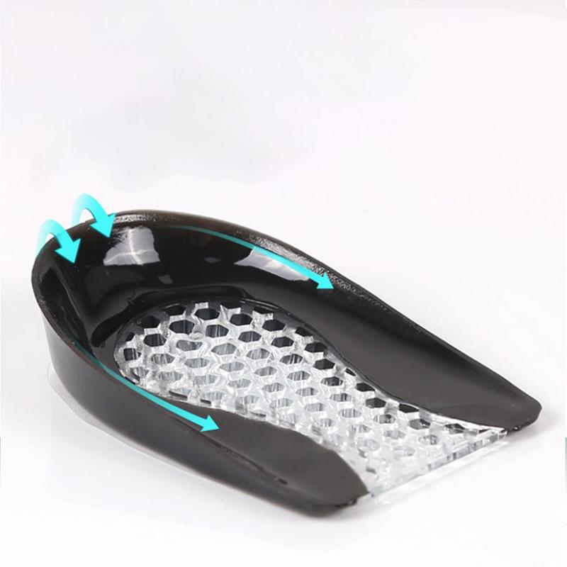 Wkładki żelowe silikonowe w kształcie plastra miodu na ostrogę piętową, podeszwy do butów, podkładki żelowe