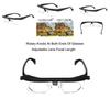 Lens Dial Adjustable Glasses Clear Vision Reading Distance Vision Eyeglasses For Men And Women