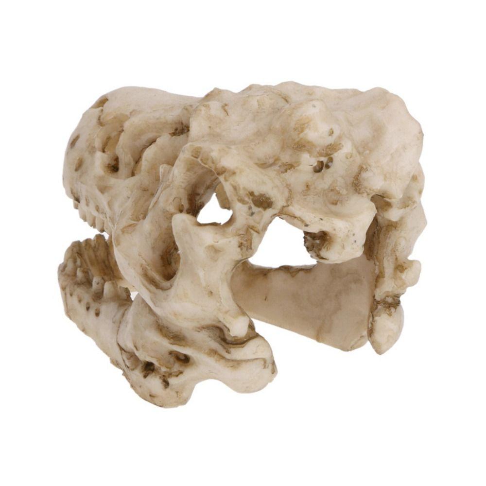 Resin Dinosaur Skull Simulation Escape House Creative Fish House Cave  Landscaping