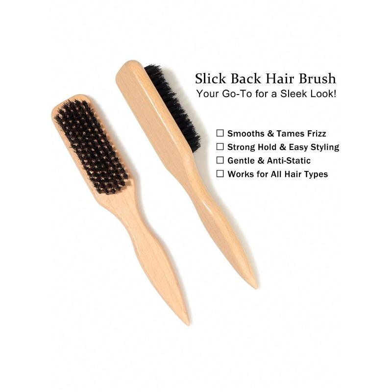 Unisex Hair Brush And Beard Brush Professional Styling Brush, Suitable For Thick/Thin Hair, Trimming Cleaning Comb Women Hair Brush,
