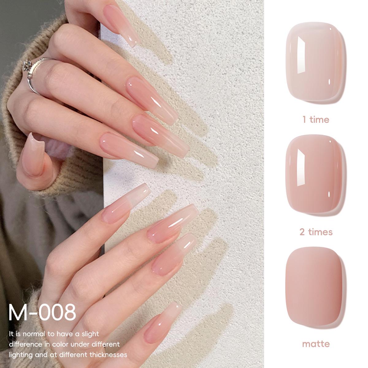 

2025 Ледяной Прозрачный Телесно-Розовый Базовый Гель-лак с Алмазной Светотерапией