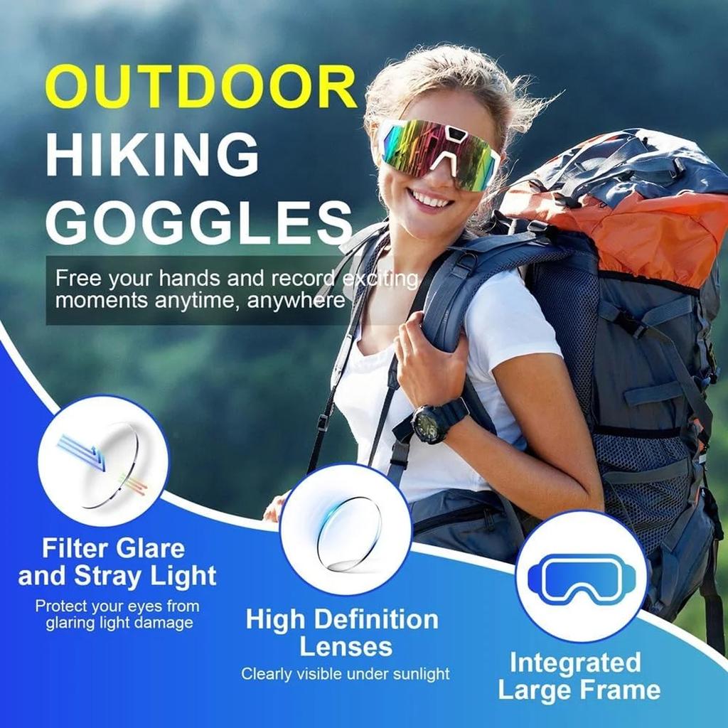 4K Baseball Glasses With Camera, Smart Camera Glasses, Unisex Sunglasses With Camera