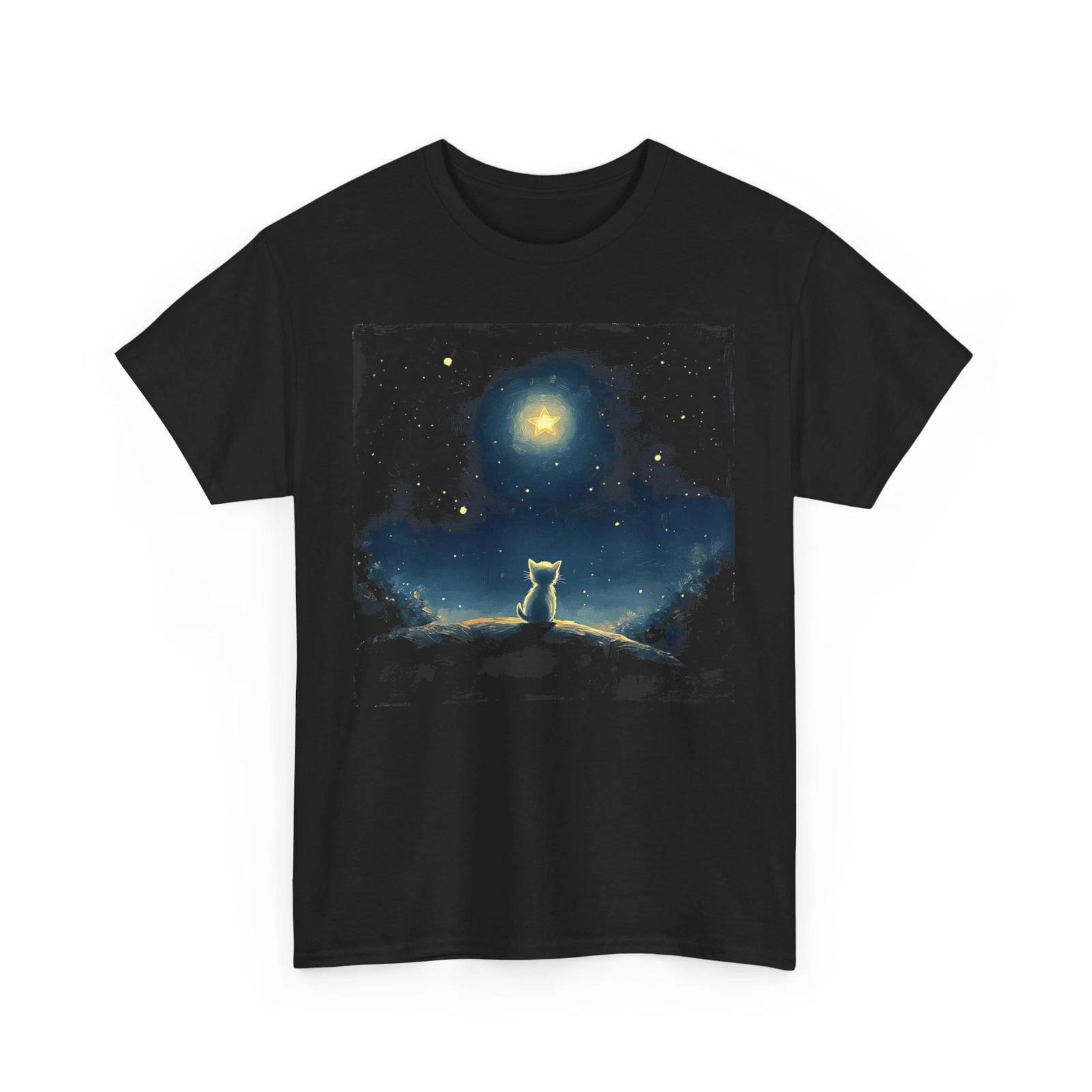 

Cat Print Graphic T-Shirt for Men & Women – Funny Cat Lover Tee XL