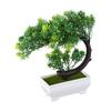 Bonsai Simulation Artificial Plants Flowers In Pots Home Office Fake Tree Decor