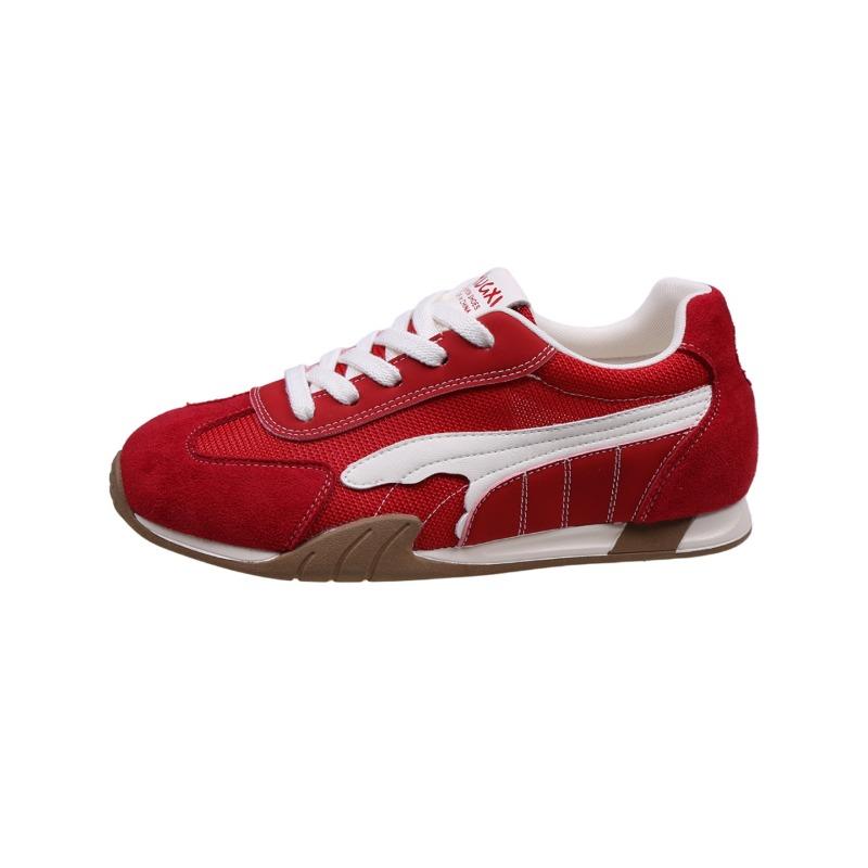 Spring and autumn new Forrest Gump shoes lace-up breathable mesh casual women's shoes outdoor running shoes Korean version single shoes