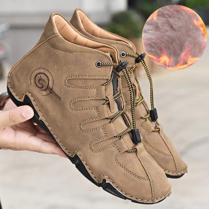 

2025 популярная зимняя новая обувь большого размера, среднего и высокого верха из хлопка, повседневные ботинки 2025 Xiyin Martin 48