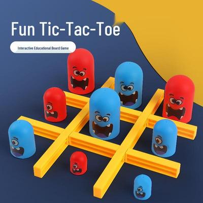 3D Tic-Tac-Toe Nesting Dolls: Parent-Child Interactive Puzzle Toy