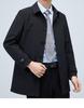 Romon Men's Mid-Length Cadre Style Trench Coat - Slim-Fit Autumn Jacket 2025 Trend